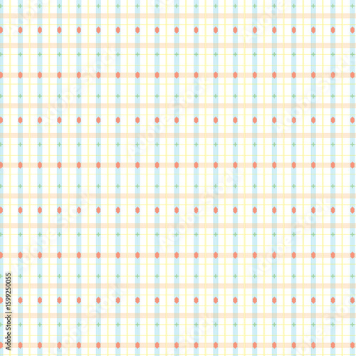Seamless geometric pattern with line and dots circle for industrial pattern Victor.