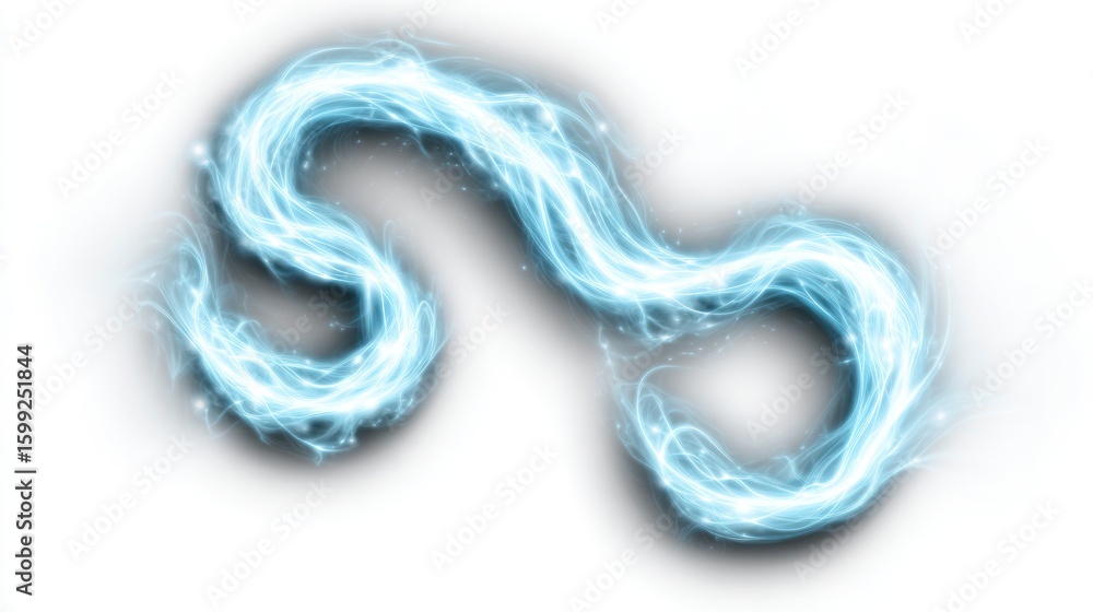 Naklejka premium Abstract light design with swirling patterns.