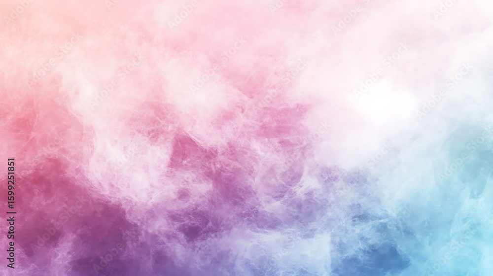 Fototapeta premium Abstract pastel cloudscape