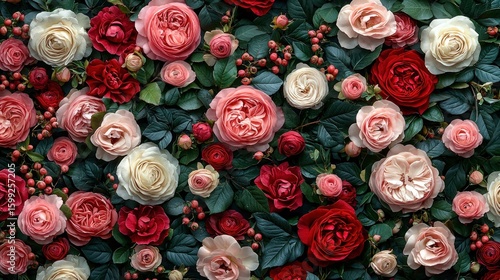 A Romantic Bouquet of Roses: A Stunning Floral Arrangement