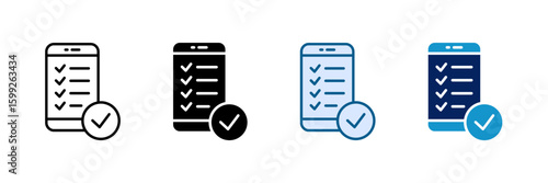 Task App Icon Set Multiple Style Collection