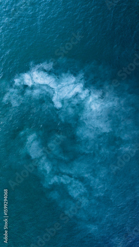 Textured ocean water 