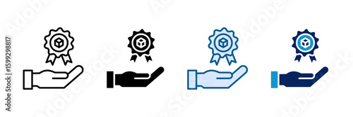 Brand Loyalty Icon Set Multiple Style Collection