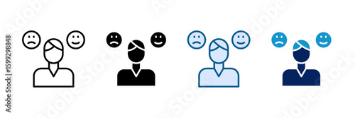 Mood Icon Set Multiple Style Collection