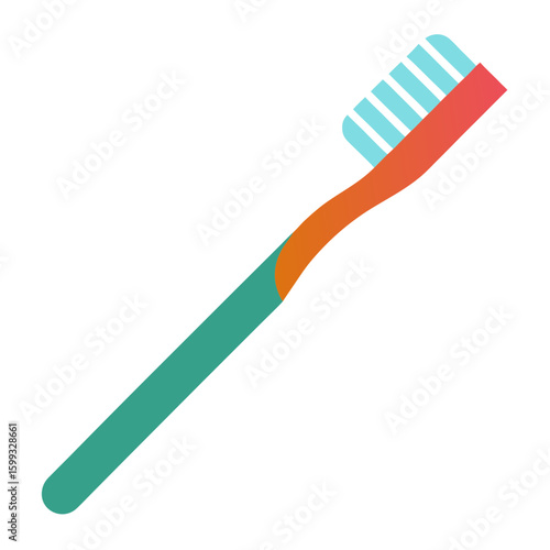 Toothbrush Vector Illustration Isolated Clean Dental Design for Creative Use