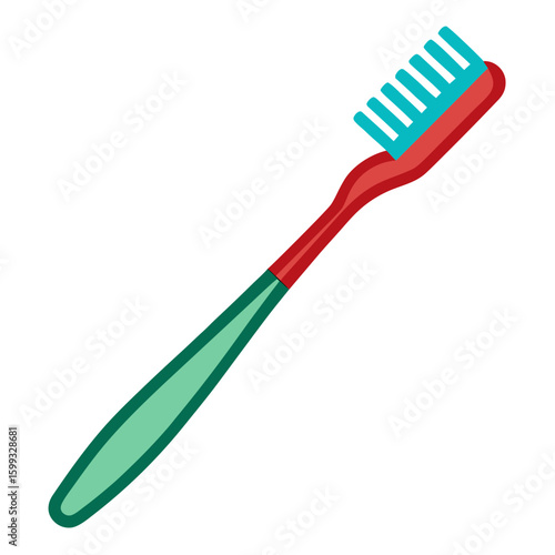 Toothbrush Vector Illustration Isolated Clean Dental Design for Creative Use