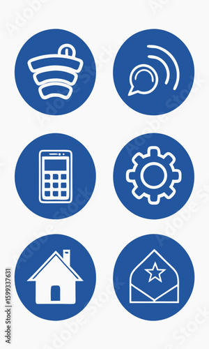 Collection of flat design icons