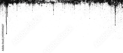 Grunge Warning Line isolated on a white background. PNG. icon	