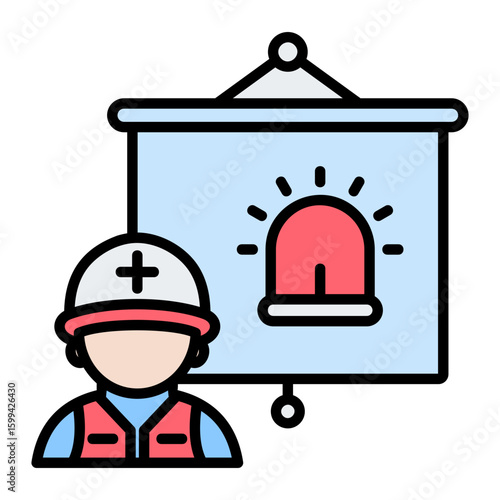 Emergency Training Icon.