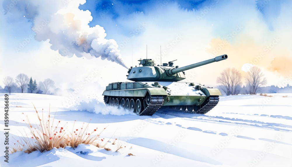 Obraz premium 戦車