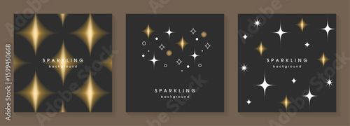 キラキラの背景セット