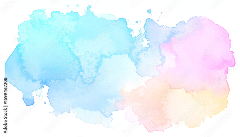 Obraz premium Pastel Watercolor Wash Texture.