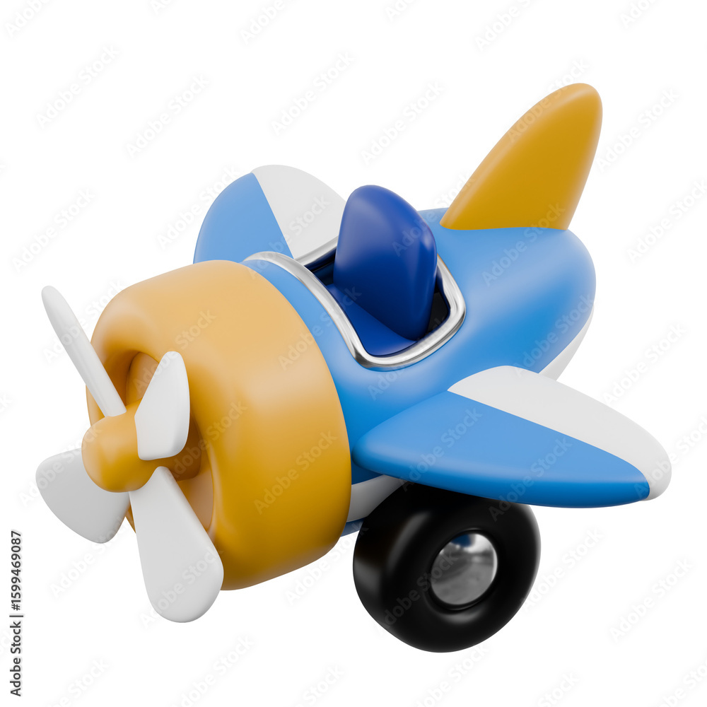 Naklejka premium Cute 3D Baby Elements and Toys Icon Newborn Essentials and Kids Play Object Gear Illustration Toddler Nursery Ornament Decoration Book