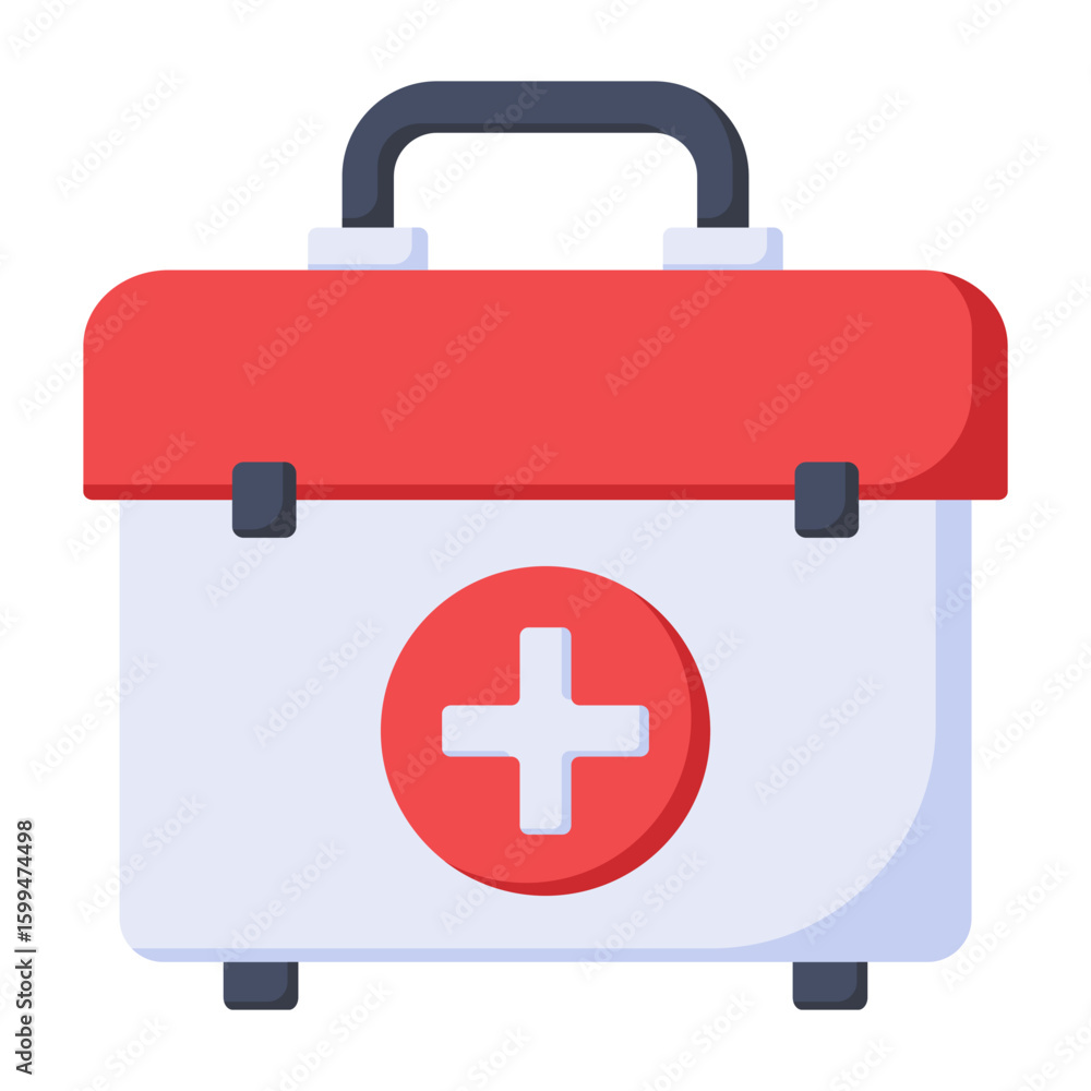 Obraz premium Emergency Kit Icon.