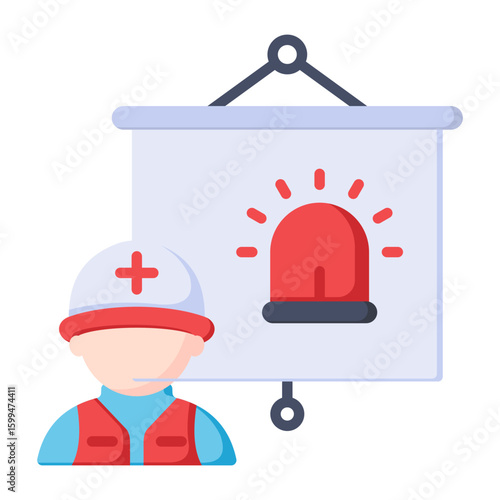 Emergency Training Icon.