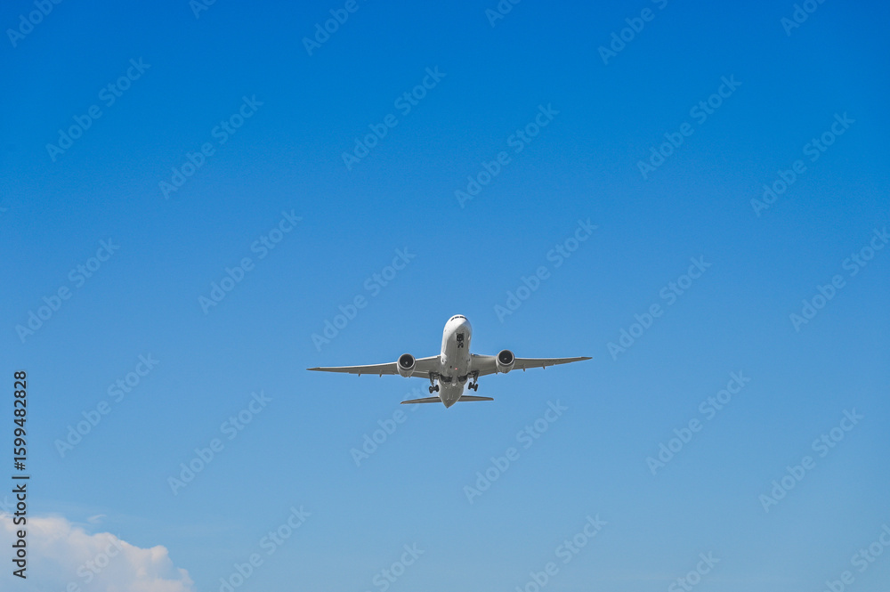 Fototapeta premium 離陸する飛行機