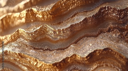 Wallpaper Mural Golden Abstract Texture: A Luxurious Wave of Shimmering Hues Torontodigital.ca
