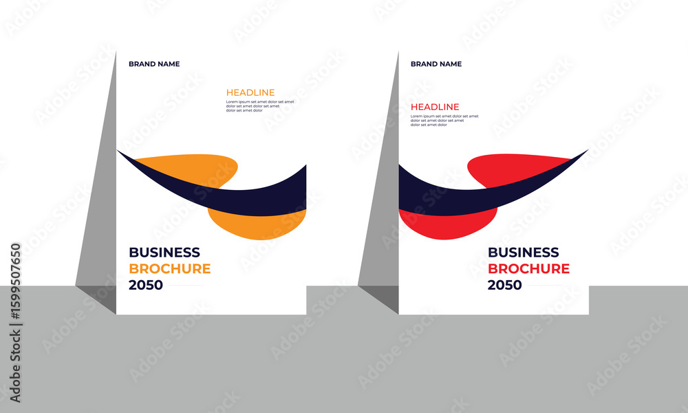 Fototapeta premium ANNUAL REPORT COVER AND BROCHURE