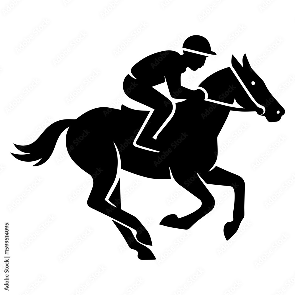Naklejka premium Kentucky Derby logo icon with transparent background horse racing event symbol featuring horse hoofprint and floral elements