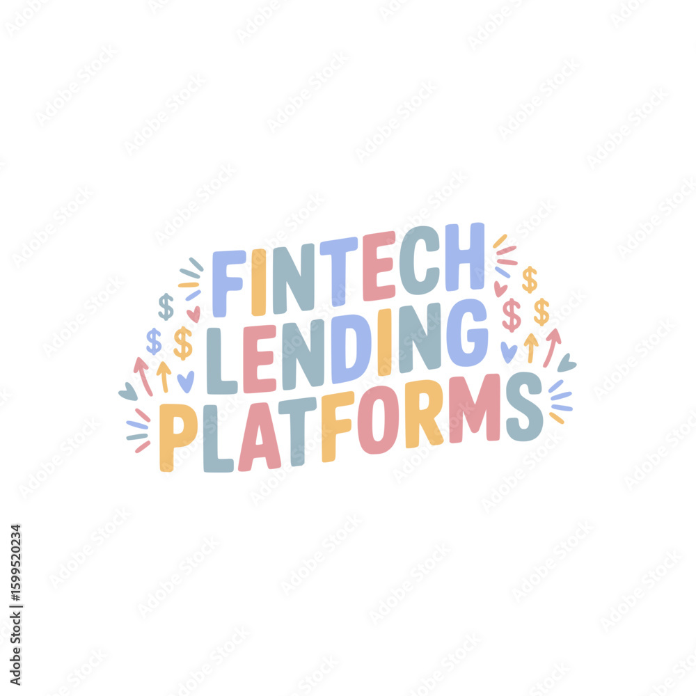 Obraz premium Fintech Lending Platforms Growth Image