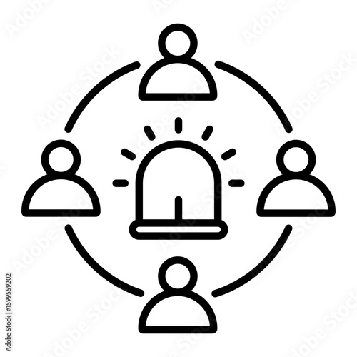 Emergency Team Icon.