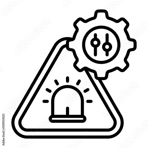 Incident Control Icon.