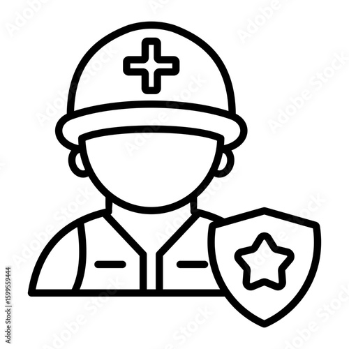 Incident Commander Icon.