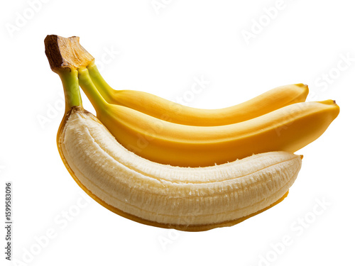 bananas isolated on white background