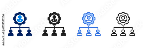 Structure  Icon Set Different Style Collection 