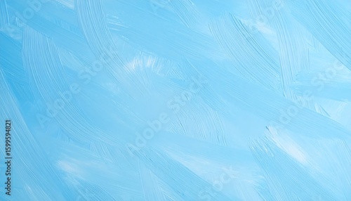 Light blue textured surface with white brushstrokes