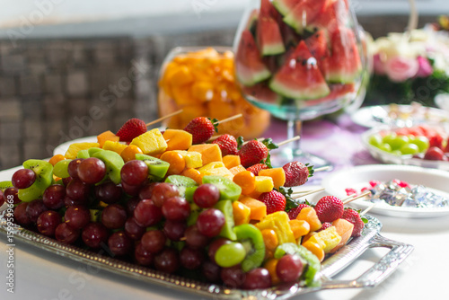 fruit salad on a plate