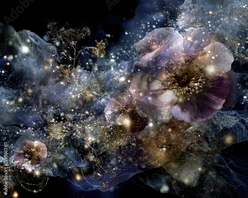 Wallpaper Mural Abstract Colorful Cosmic Galaxy Art Torontodigital.ca