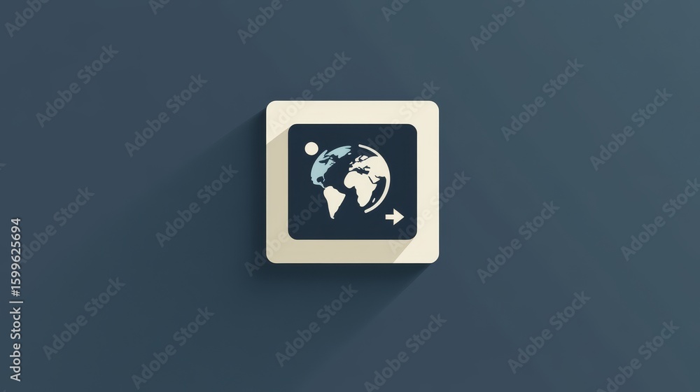 Tech-Inspired Minimalist Geometric Icon Tech-Inspired Minimalist Geometric Icon