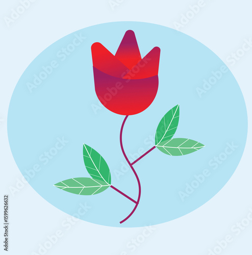 red rose valentine special vector design clean and unique latest illustration