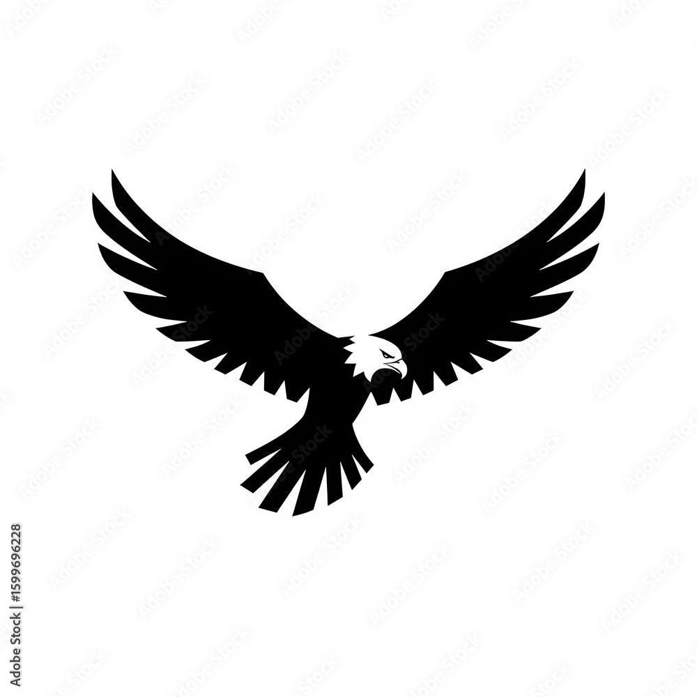 Naklejka premium eagle in flight