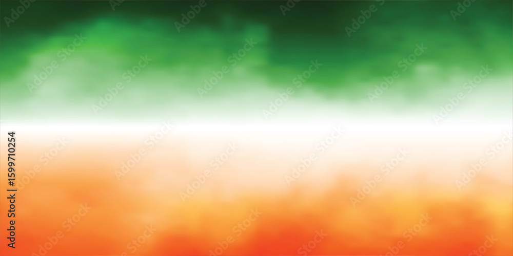 Fototapeta premium independence day india flag design. Abstract tTiranga Background with Ashoka Chakra. EPS vector illustration