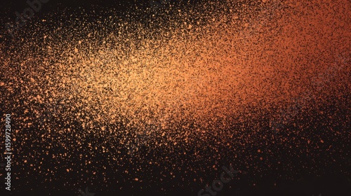 Wallpaper Mural A mesmerizing burst of shimmering dust particles fills the space, creating an elegant gradient effect against a dark background. This artwork captures the beauty of movement and color. Torontodigital.ca