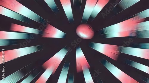 Wallpaper Mural Rapidly Expanding Radiating Lines with Zoom In Torontodigital.ca