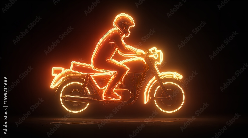 Fototapeta premium concept motorcycle