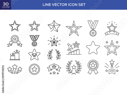 Thin line vector icon set. 30 icons. Pixel perfect. The set consists of icons such as Web Design, Code Writing, Web Page, Text Writing, Coding, Web Page Error, Creativity, Repairing, Color Swatch, 