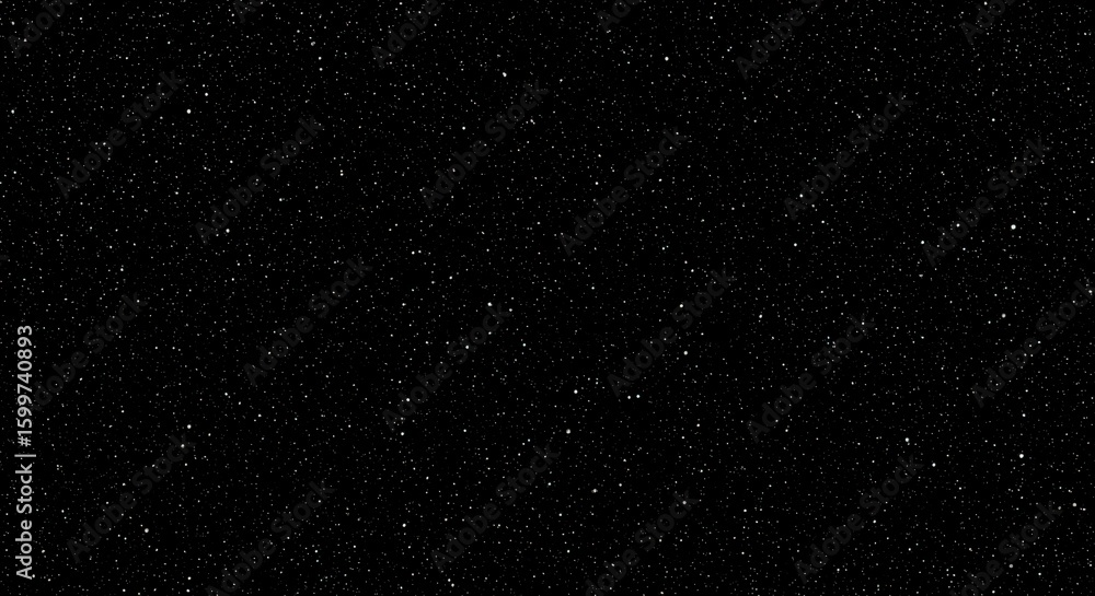 Fototapeta premium Dark background with scattered tiny light specks