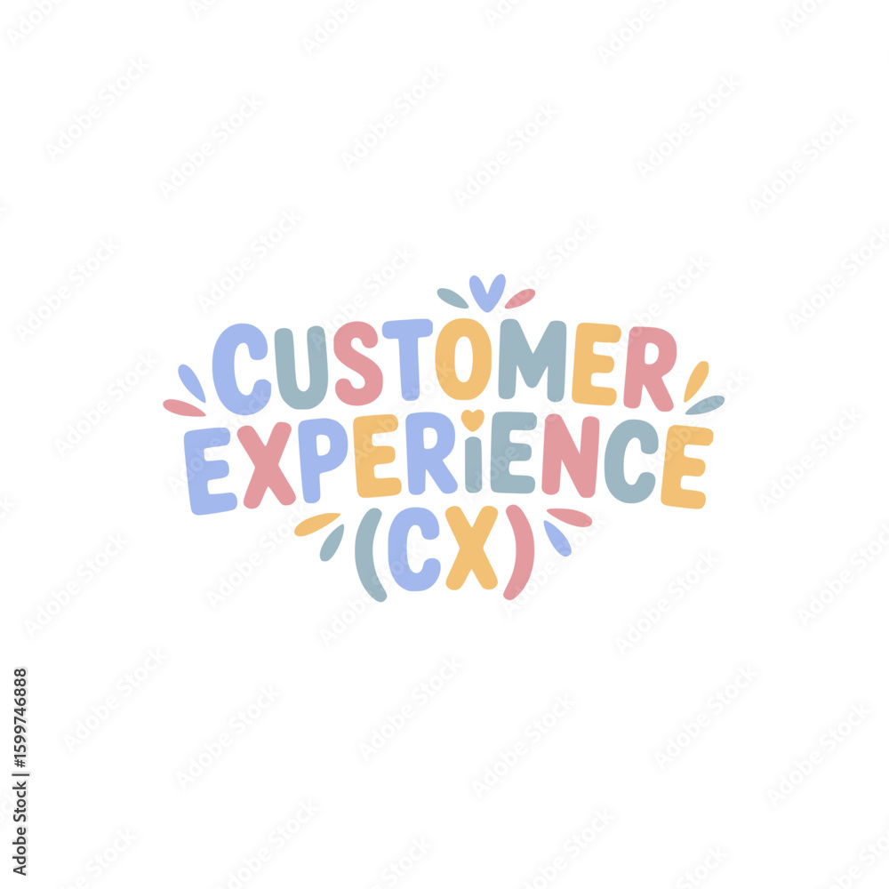 Customer Experience (CX) Sticker Design Customer Experience (CX) Sticker Design