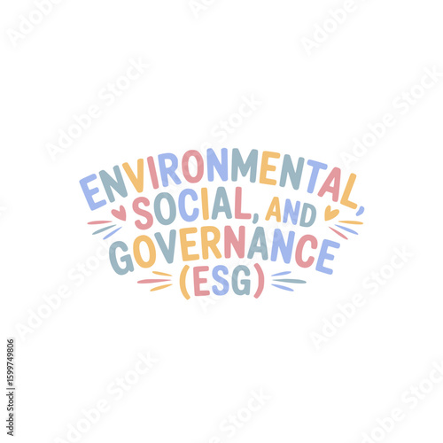 ESG Principles Environmental Social Governance.