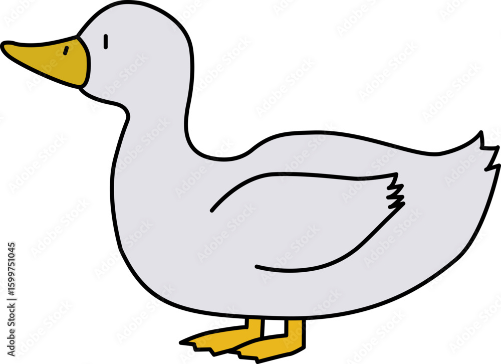 Obraz premium duck illustration