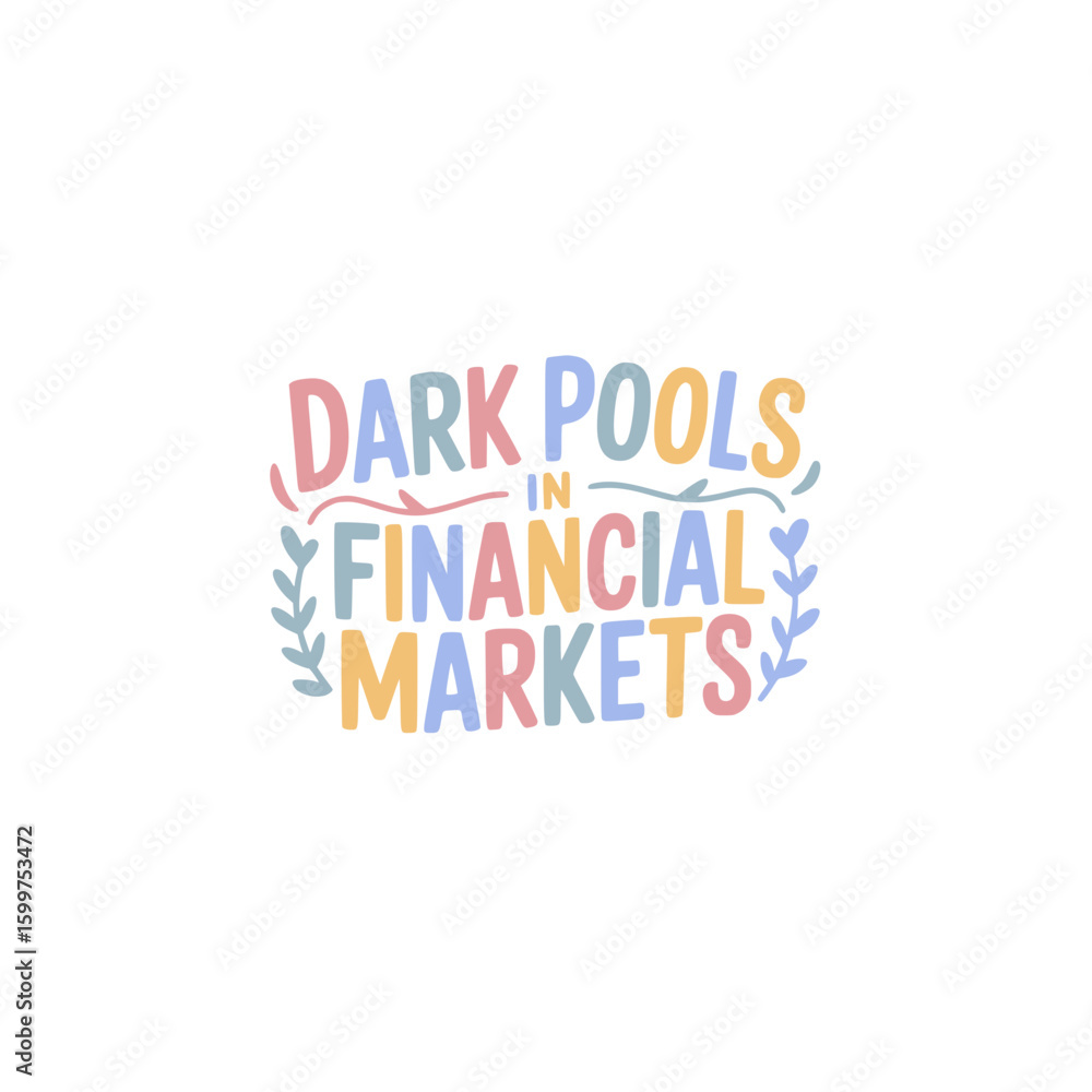 Dark Pools In Financial Markets Sticker Dark Pools In Financial Markets Sticker