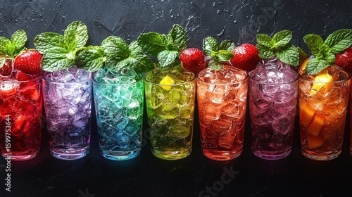 Rainbow of Refreshing Summer Cocktails