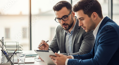 business people working in office