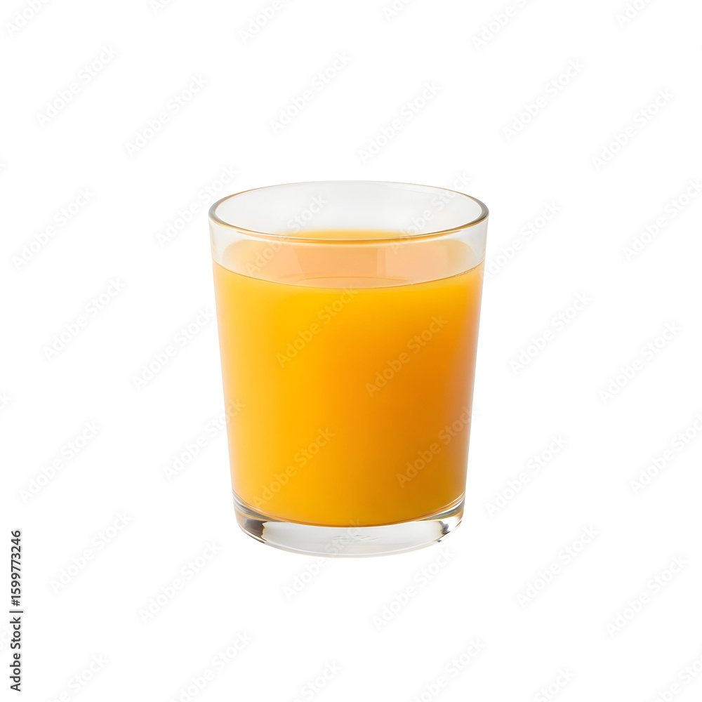 Orange Juice in a Glass Cup. Orange Juice in a Glass Cup.