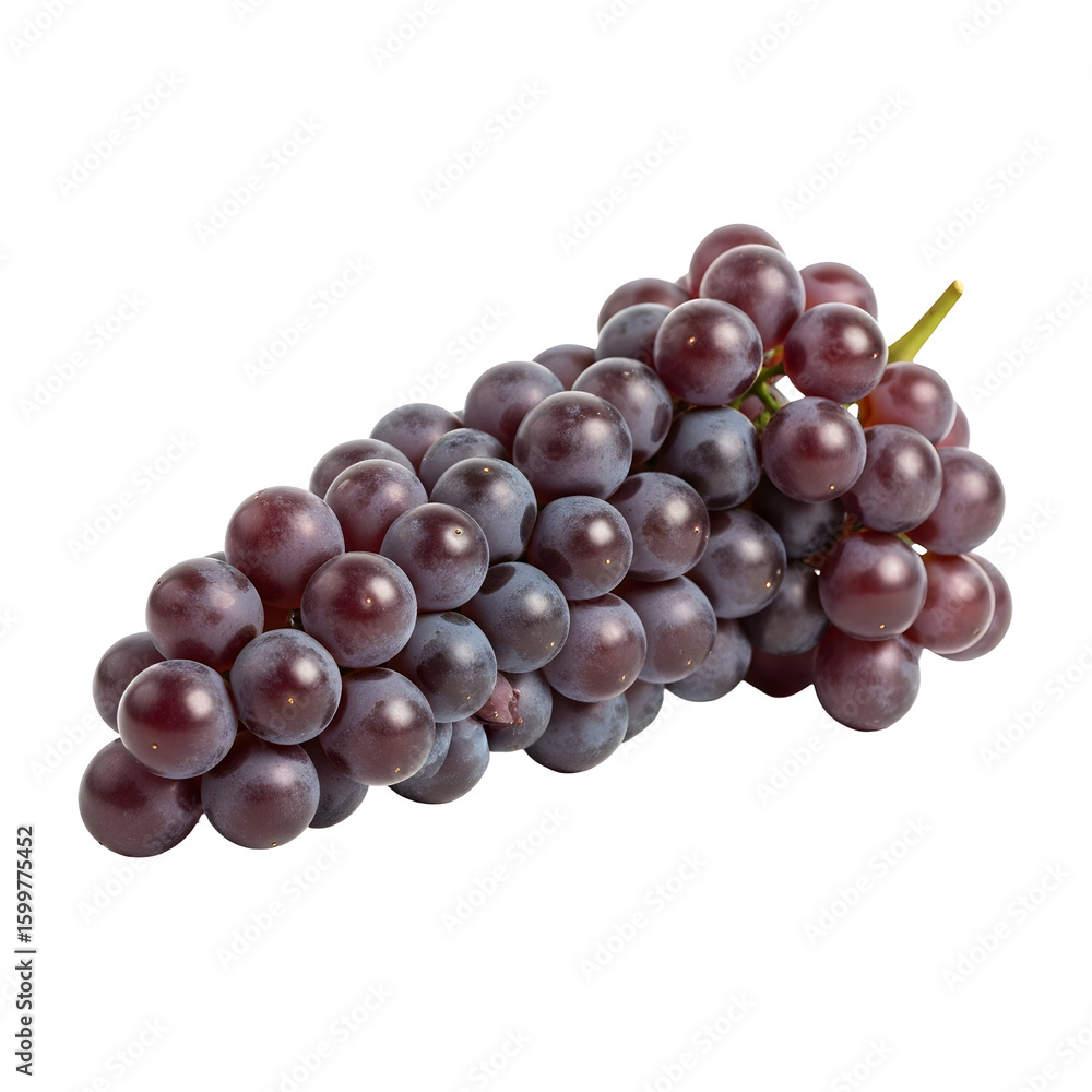 Fototapeta premium Cluster of Fresh Dark Purple Grapes.