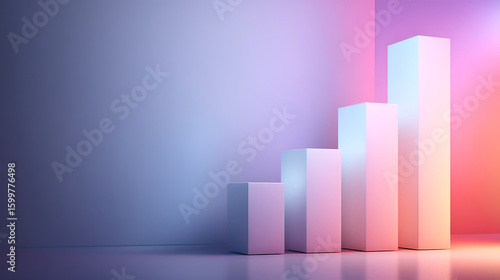 Abstract growth chart with soft gradients symbolizing business progress and development Free Download Abstract growth chart with soft gradients symbolizing business progress and development - GFXLoad